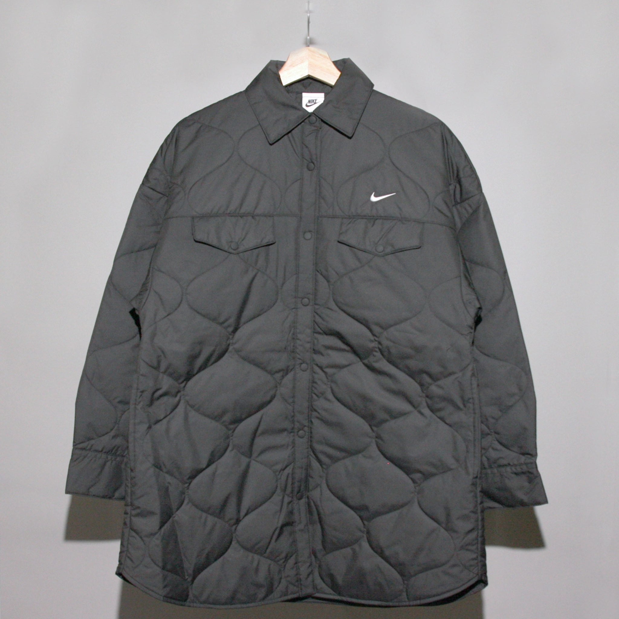 Nike Womens Sportswear Essential Quilted Trench Jacket Fleece Fabric Down Fabric Feather Fabric Nike Womens Sportswear Essential Quilted Trench Jacket Fleece Fabric Down Fabric Feather Fabric