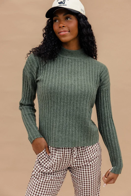 Back For Me Chunky Sweater Toggled Drawstring Belted