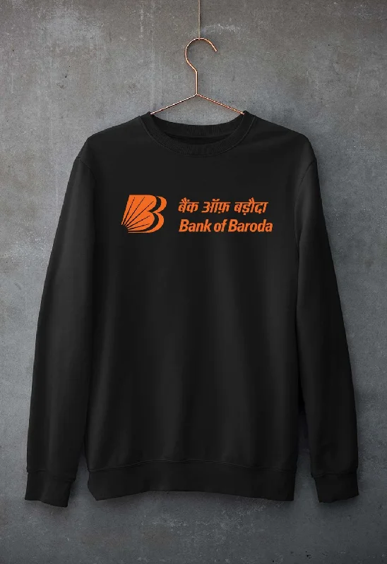 Bank of Baroda Unisex Sweatshirt for Men/Women Hoodie with Slim Fit Tailored Modern