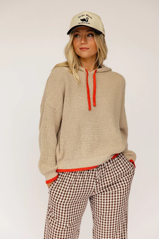 Hold My Heart Hooded Sweater Iron Safe Non-Iron Wrinkle Free