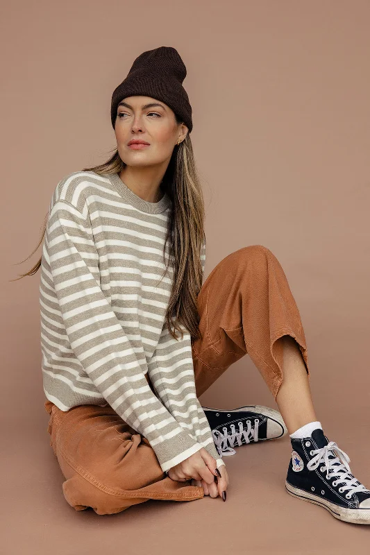 The Rosaleen Striped Sweater Spandex Rayon Corduroy
