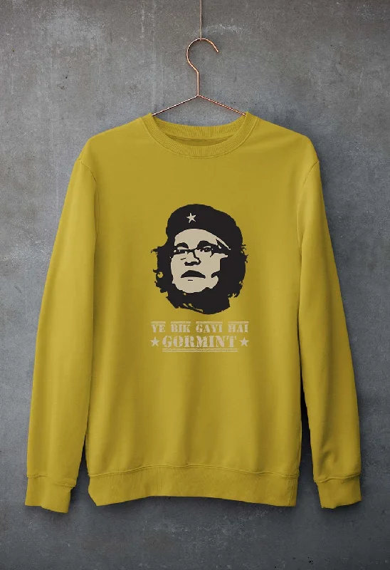 Ye Bik Gayi Hai Gormint Unisex Sweatshirt for Men/WomenHoodie with Drop Shoulder Relaxed Streetwear Ye Bik Gayi Hai Gormint Unisex Sweatshirt for Men/WomenHoodie with Drop Shoulder Relaxed Streetwear