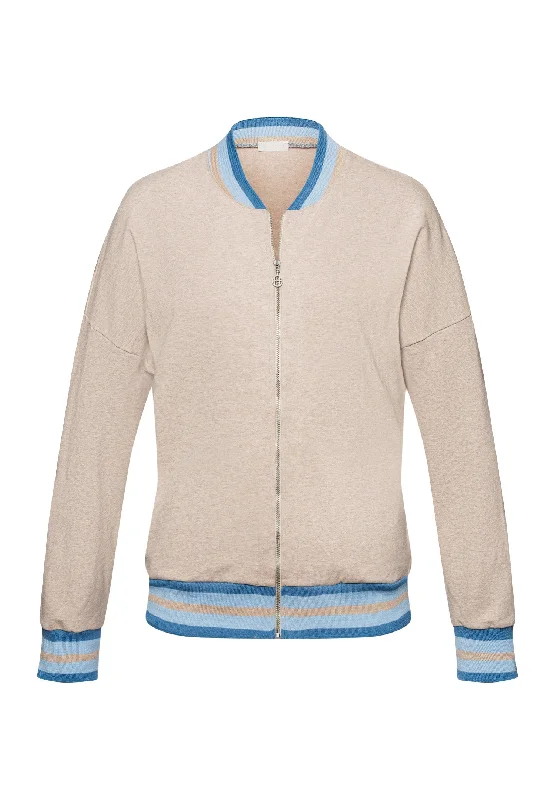 Natural Living Cotton Zip-Up Jacket | Camel Melange 78850-2895 Nylon Fabric Polyester Fabric Spandex Fabric Natural Living Cotton Zip-Up Jacket | Camel Melange 78850-2895 Nylon Fabric Polyester Fabric Spandex Fabric