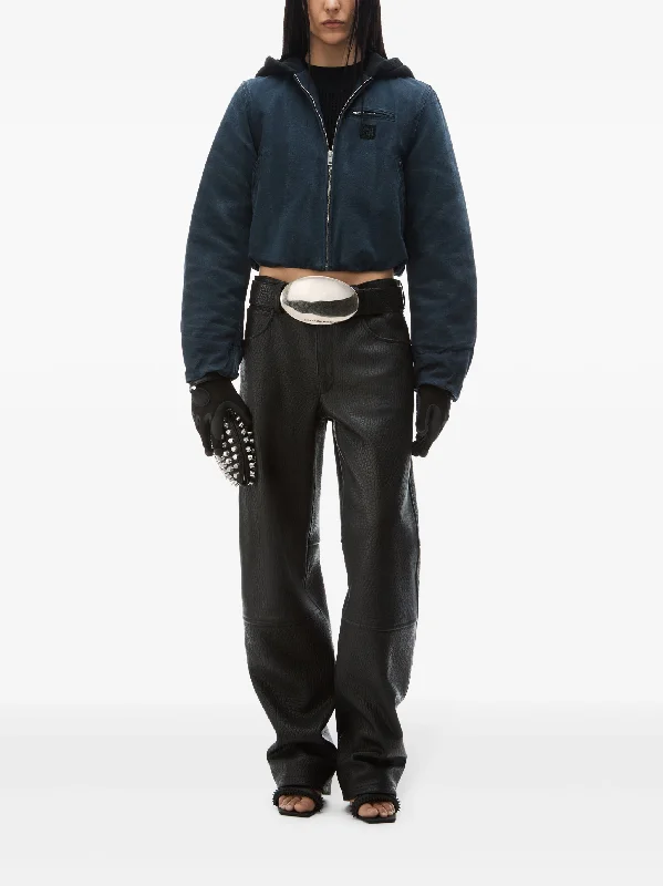 T BY ALEXANDER WANG - Women Folded In Work Jacket Wool Jacket Cashmere Jacket Tweed Jacket T BY ALEXANDER WANG - Women Folded In Work Jacket Wool Jacket Cashmere Jacket Tweed Jacket