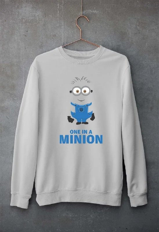 Minion Unisex Sweatshirt for Men/Women Hoodie with Longline Fit Extended Stylish