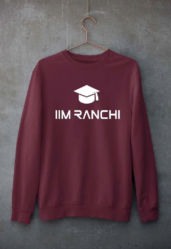 IIM Ranchi Unisex Sweatshirt for Men/Women Hoodie with Sequins Glamorous Eye-catching