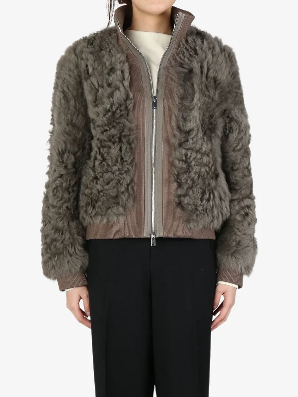 ATELIER NEW YORK - Women Shearling Short Jacket Cotton Jacket Linen Jacket Terry Jacket ATELIER NEW YORK - Women Shearling Short Jacket Cotton Jacket Linen Jacket Terry Jacket
