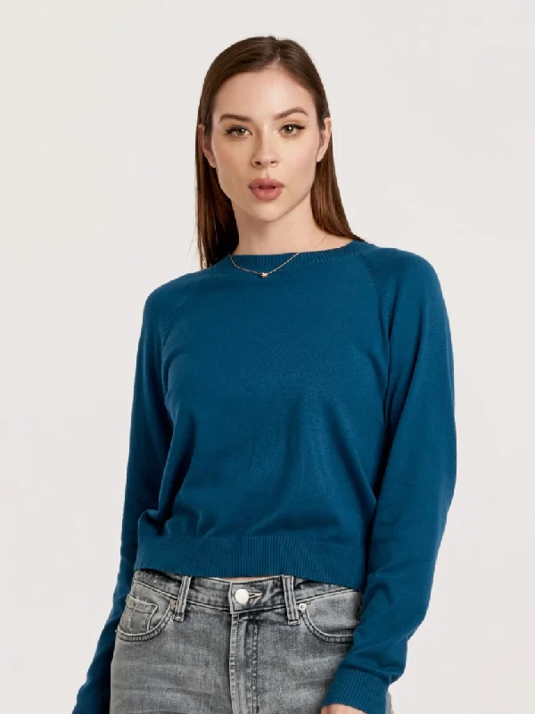 Maritza Sweater Top Terry Blend Velvet Blend Canvas Blend