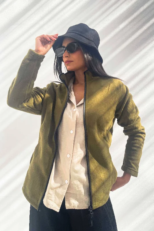 Premium Equestrian Women's Full Sleeves Polar Fleece Jacket Fleece Jacket Down Jacket Parka Premium Equestrian Women's Full Sleeves Polar Fleece Jacket Fleece Jacket Down Jacket Parka