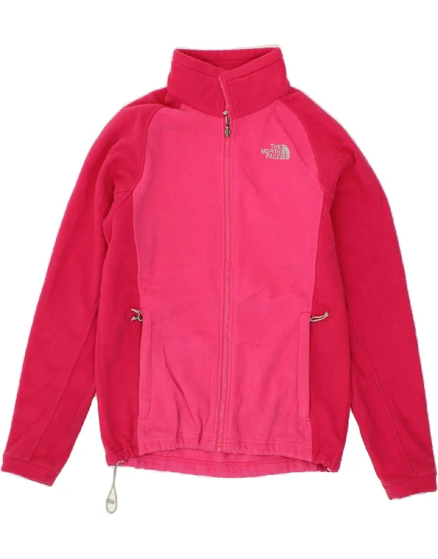 THE NORTH FACE Womens Fleece Jacket UK 14 Medium Pink Colourblock Faux Fur Jacket Real Fur Jacket Shearling Jacket THE NORTH FACE Womens Fleece Jacket UK 14 Medium Pink Colourblock Faux Fur Jacket Real Fur Jacket Shearling Jacket