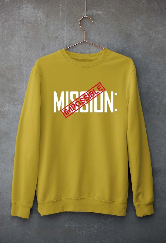 Mission Impossible (MI) Unisex Sweatshirt for Men/Women Hoodie with Bell Sleeves Flared Feminine