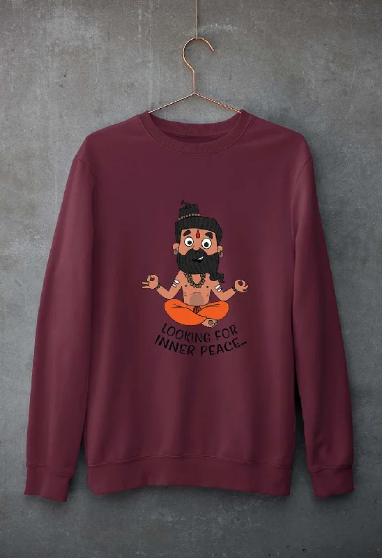 Inner Peace Unisex Sweatshirt for Men/WomenHoodie with Pocket Utility Practical