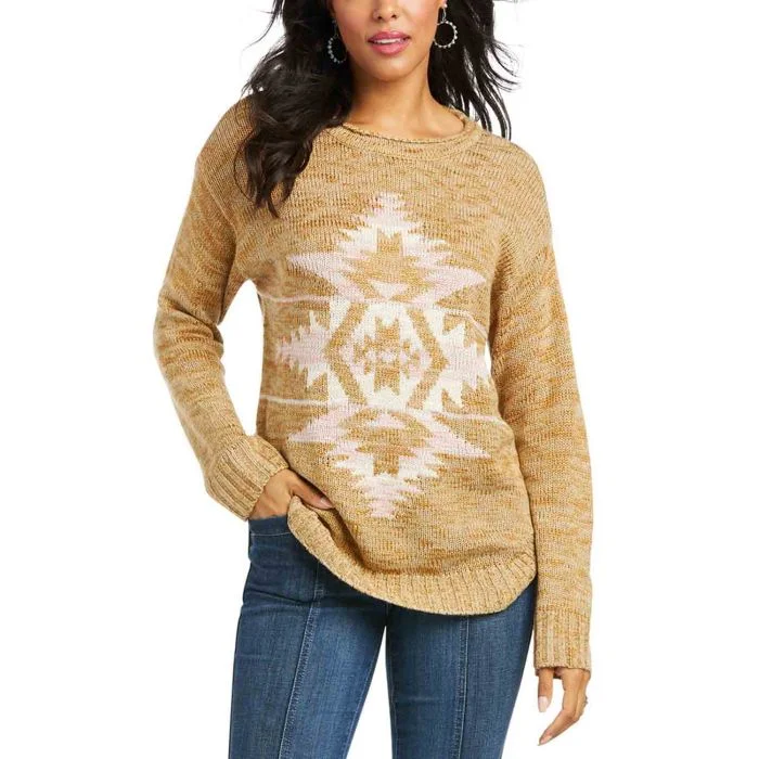 Ariat Women's First Date Sweater Velvet Chenille Corduroy
