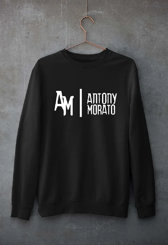 Antony Morato Unisex Sweatshirt for Men/WomenHoodie with Rhinestones Sparkly Elegant Antony Morato Unisex Sweatshirt for Men/WomenHoodie with Rhinestones Sparkly Elegant