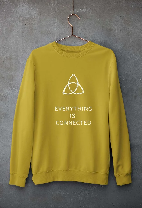 Everything is Connected Unisex Sweatshirt for Men/WomenHoodie with Hem Elastic Stretchable Comfortable Everything is Connected Unisex Sweatshirt for Men/WomenHoodie with Hem Elastic Stretchable Comfortable
