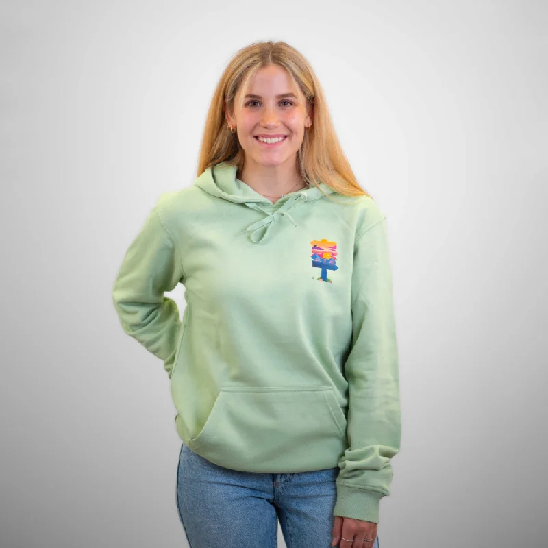 GONE CAMPING HOODIE (UNISEX) Hoodie with Ribbed Cuffs Snug Fit Comfort