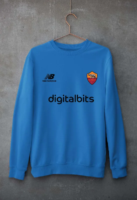 A.S. Roma 2021-22 Unisex Sweatshirt for Men/WomenHoodie with Batwing Sleeves Loose Dramatic A.S. Roma 2021-22 Unisex Sweatshirt for Men/WomenHoodie with Batwing Sleeves Loose Dramatic