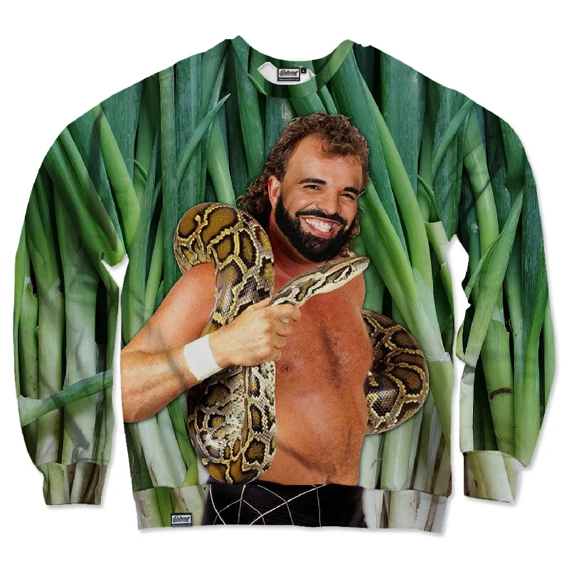 Drake The Snake Unisex Sweatshirt Hoodie with Rolled Sleeves Casual Relaxed