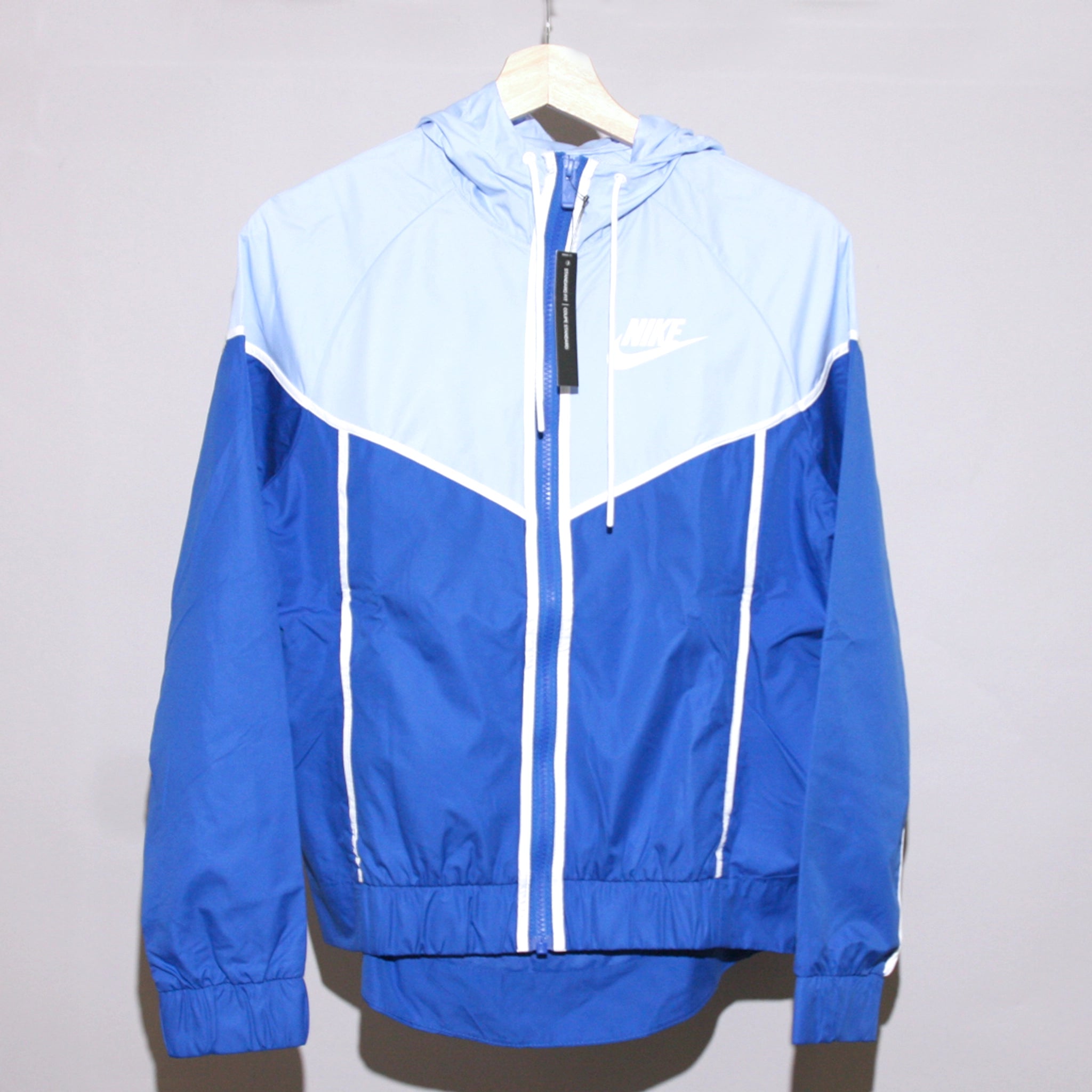 NIKE Womens Sportswear Windrunner Hooded Jacket Rayon Fabric Velvet Fabric Corduroy Fabric NIKE Womens Sportswear Windrunner Hooded Jacket Rayon Fabric Velvet Fabric Corduroy Fabric