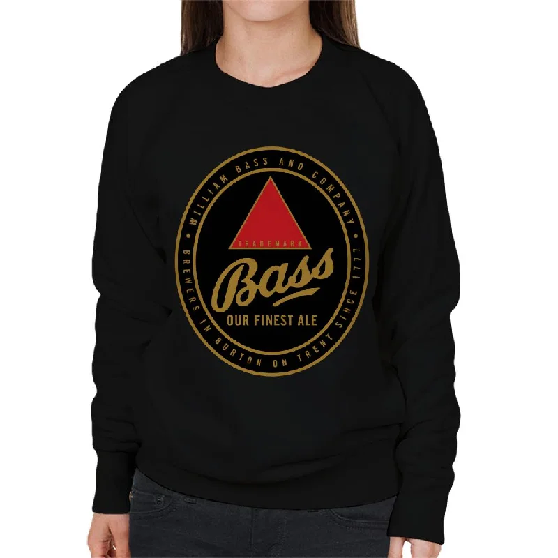 Bass Our Finest Ale Women's Sweatshirt Hoodie with Magnetic Closure Innovative Modern