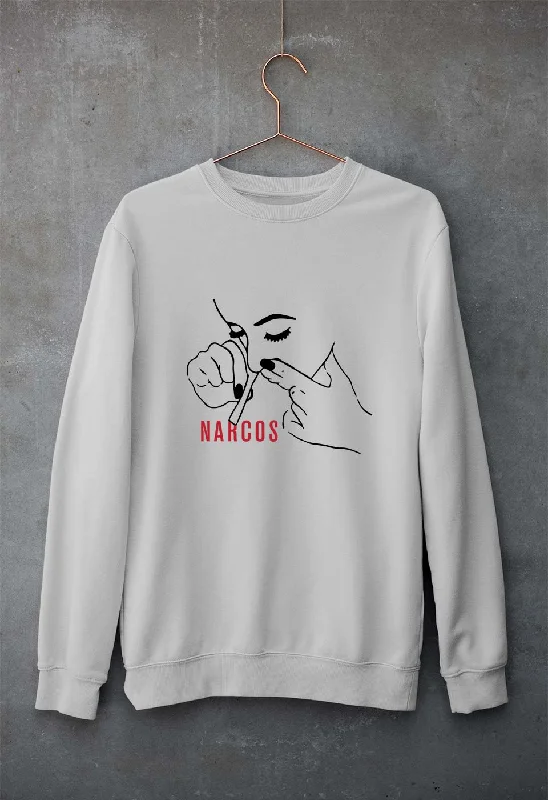 Narcos Drugs Unisex Sweatshirt for Men/WomenHoodie with Full-Zip Functional Layering