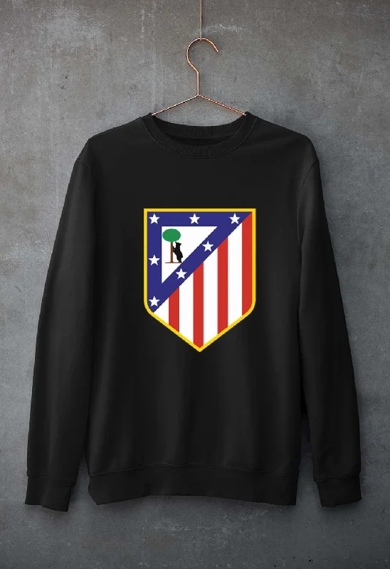 Atlético Madrid Unisex Sweatshirt for Men/WomenHoodie with Color Block Contrast Stylish Atlético Madrid Unisex Sweatshirt for Men/WomenHoodie with Color Block Contrast Stylish