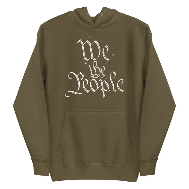 We the People Liberty Or Death Unisex Hoodie Hoodie with Stripes Bold Sporty