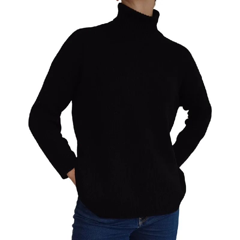 Women's 100% Cashmere Turtleneck Sweater – Made in Italy, Fall/Winter Collection Cable Knit Ribbed Knit Lace Knit Women's 100% Cashmere Turtleneck Sweater – Made in Italy, Fall/Winter Collection Cable Knit Ribbed Knit Lace Knit