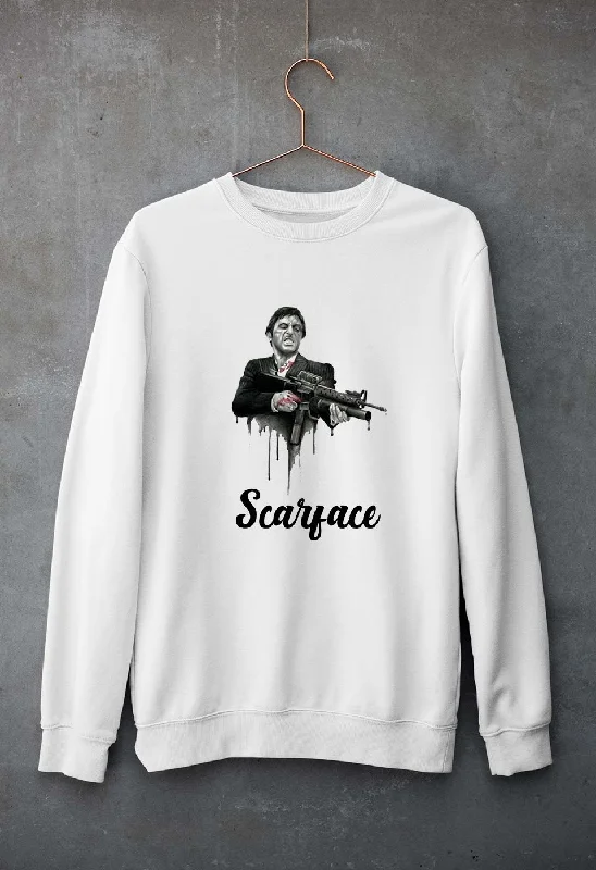 Scarface Unisex Sweatshirt for Men/WomenHoodie with Crew Neck Simple Timeless