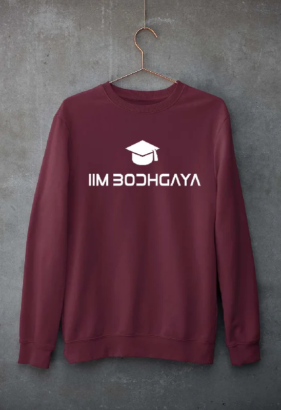 IIM BodhGaya Unisex Sweatshirt for Men/Women Hoodie Crop Top Short Trendy