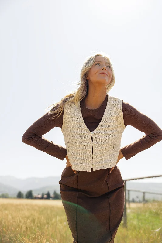 The Dawson Sweater Vest Chenille Blend Fleece Blend Nylon Blend