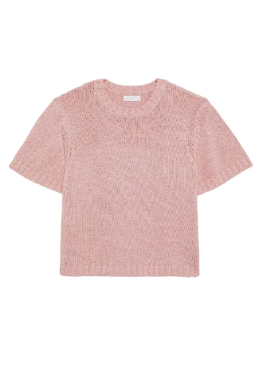 Lana Crewneck Sweater Cotton Fabric Linen Fabric Terry Fabric