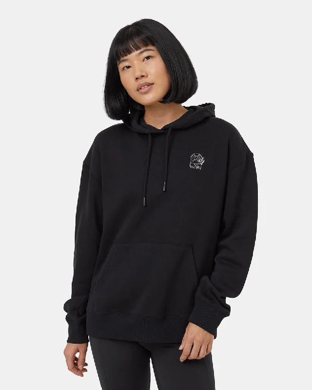 Scenic Arch Hoodie Hoodie with Crew Neck Simple Timeless