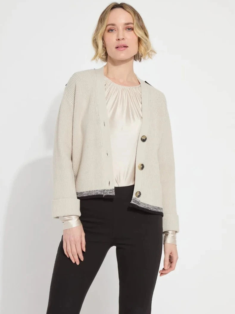 Lilith Cardigan Sweater Zippered Buttoned Snapped