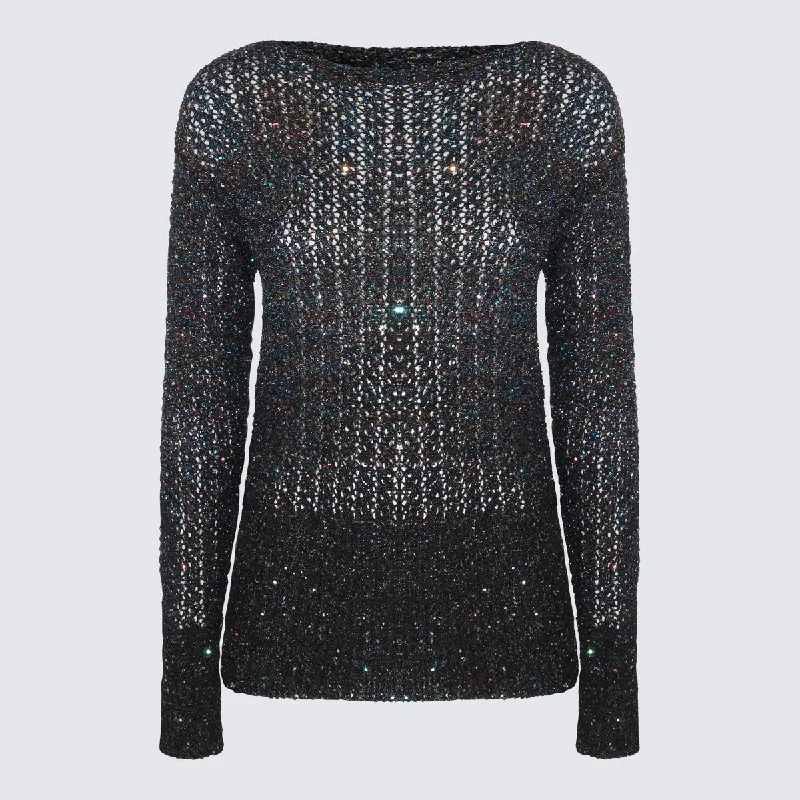 Maison Margiela Sweaters Blue Soft Cozy Warm