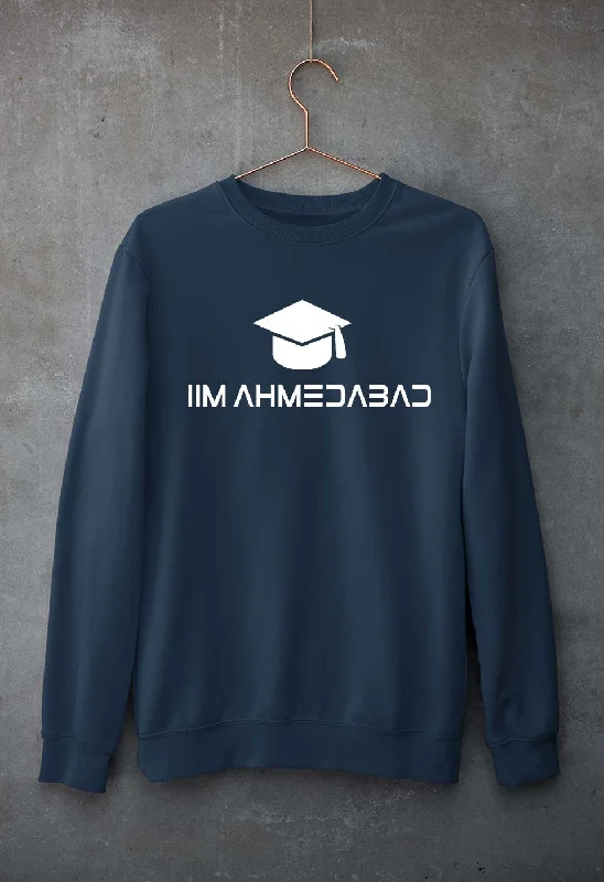 IIM A Ahmedabad Unisex Sweatshirt for Men/Women Hoodie with Pastel Soft Subtle