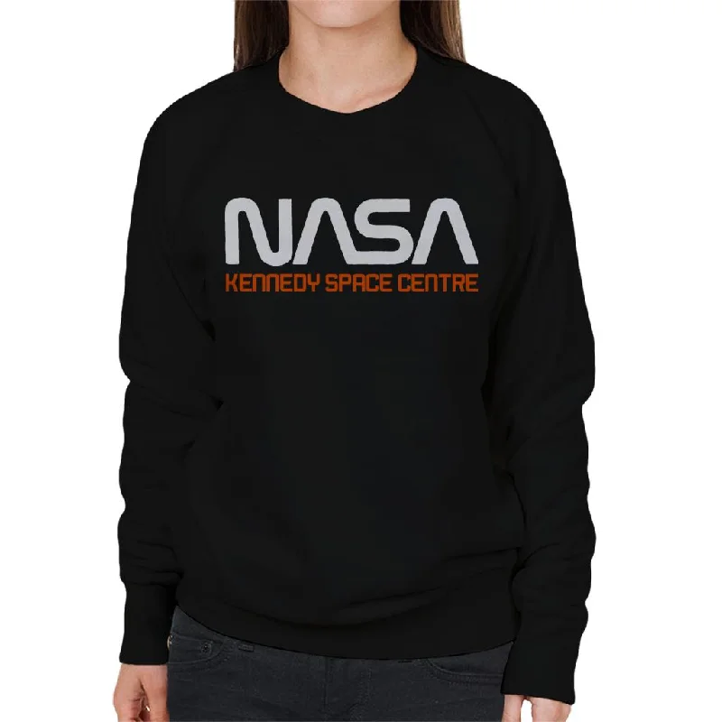 NASA Kennedy Space Centre Rocket Text Women's Sweatshirt Graphic Hoodie Design Print