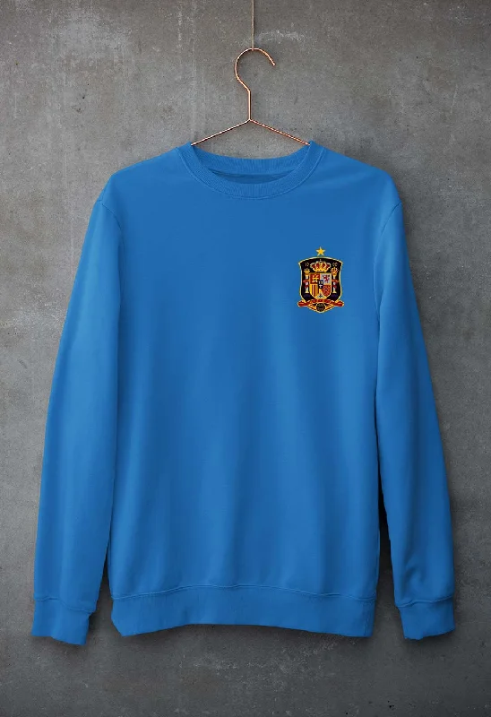 Spain Football Unisex Sweatshirt for Men/Women Hoodie with Earth Tones Natural Calm