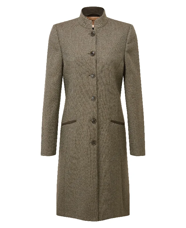 Portree Tweed Jacket - Loden Green Herringbone Tweed Print Jacket Jacquard Jacket Embroidered Jacket Portree Tweed Jacket - Loden Green Herringbone Tweed Print Jacket Jacquard Jacket Embroidered Jacket