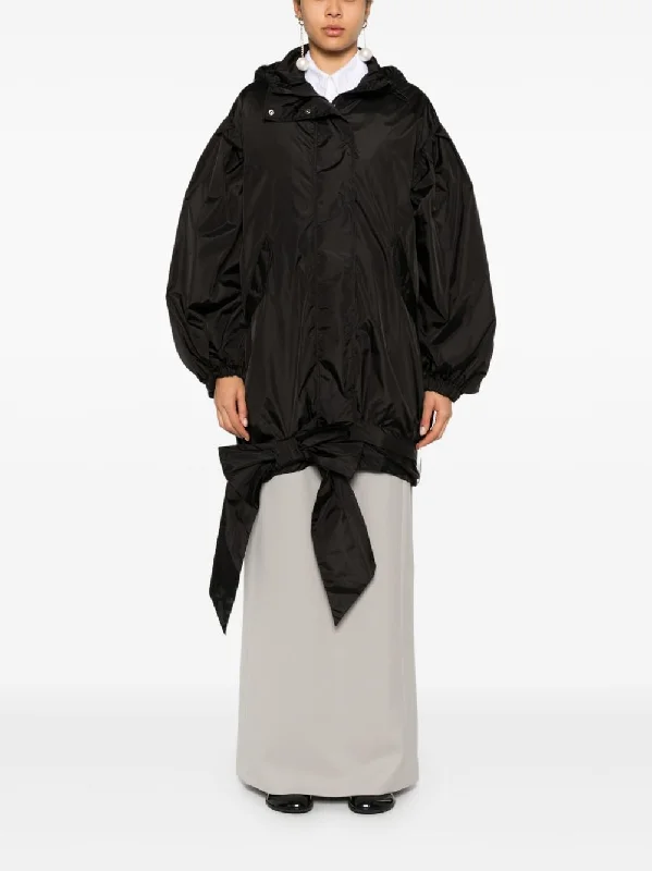 SIMONE ROCHA - Women Lightweight Bow Belt Bomber Jacket Chenille Jacket Brocade Jacket Lace Jacket SIMONE ROCHA - Women Lightweight Bow Belt Bomber Jacket Chenille Jacket Brocade Jacket Lace Jacket