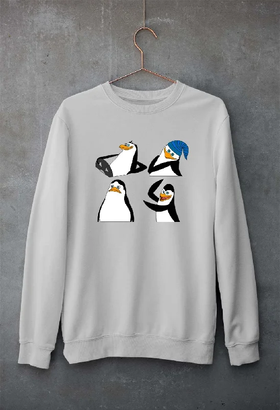 Penguins of Madagascar Unisex Sweatshirt for Men/Women Hoodie with Hem Embroidery Detailed Premium