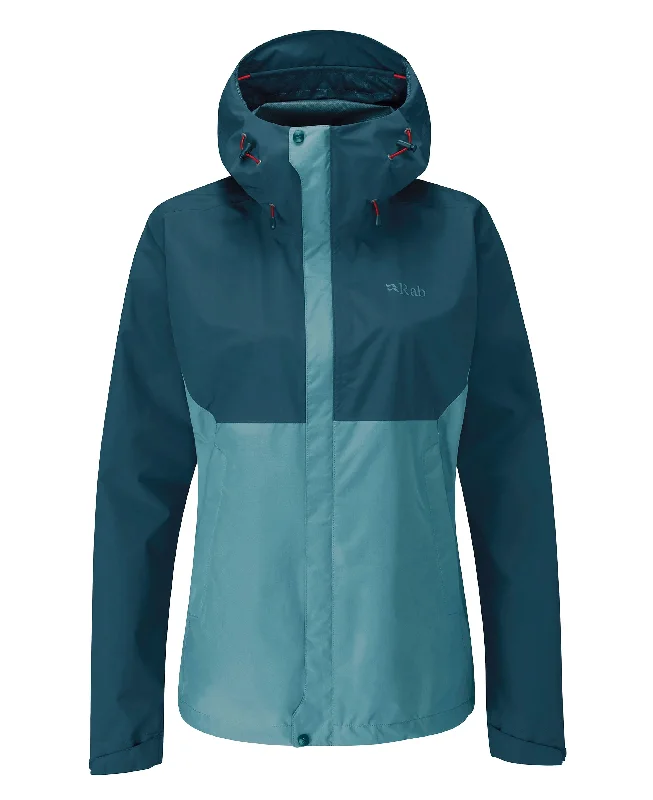 Downpour Eco Waterproof Jacket - Orion Blue/Citadel Welt Pockets Slit Pockets Flap Pockets Downpour Eco Waterproof Jacket - Orion Blue/Citadel Welt Pockets Slit Pockets Flap Pockets