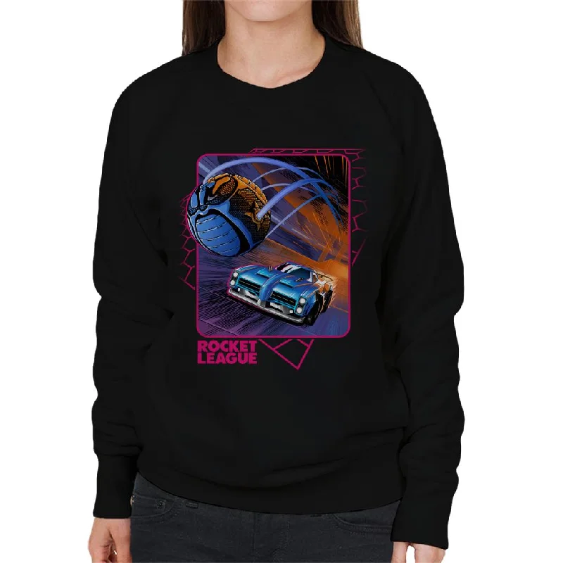 Rocket League Dominus Women's Sweatshirt Hoodie with Color Block Contrast Stylish