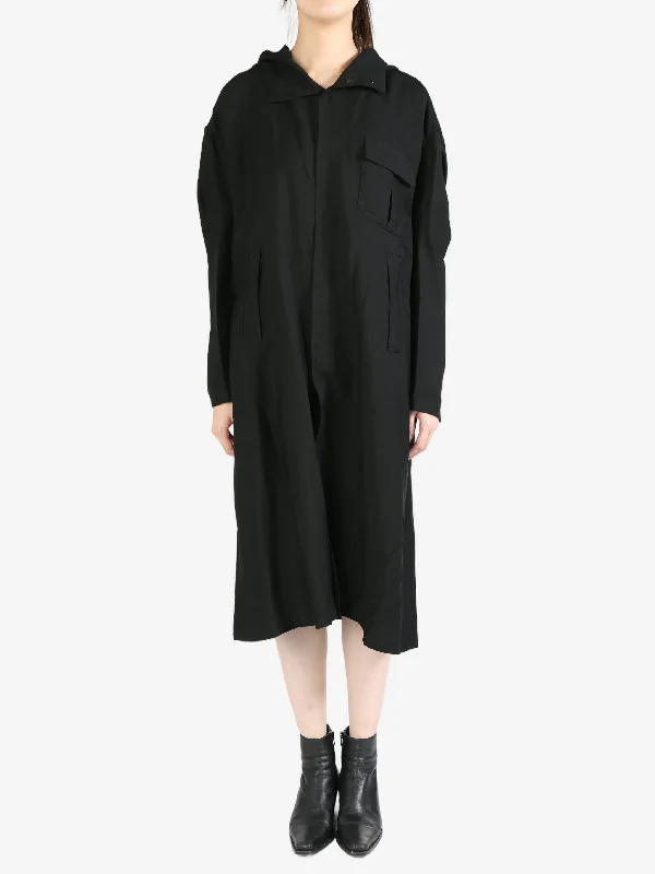 YOHJI YAMAMOTO - Women Mountain Jacket Oversized Jacket Tailored Jacket Straight Jacket YOHJI YAMAMOTO - Women Mountain Jacket Oversized Jacket Tailored Jacket Straight Jacket