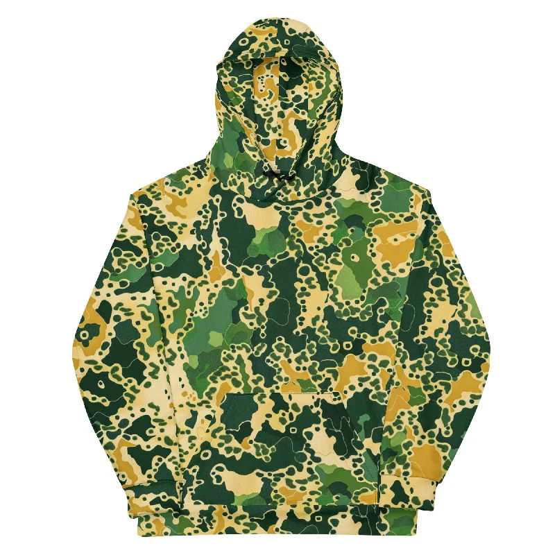 Plane Tree Sycamore Camouflage Hoodie Hoodie with Fur Luxurious Winter