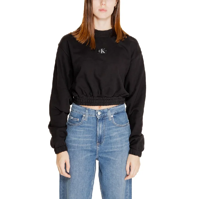 Black Cotton Sweater Striped Floral Plaid