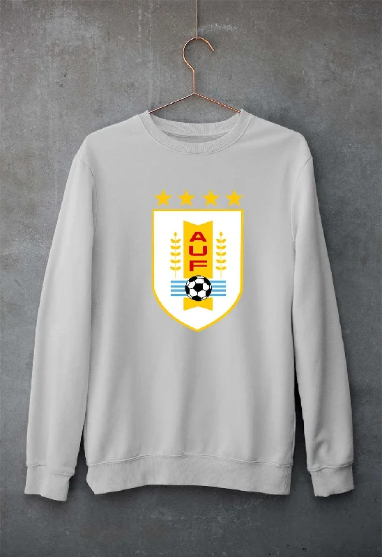 Uruguay Football Unisex Sweatshirt for Men/Women Hoodie with Hem Drawcord Adjustable Customizable