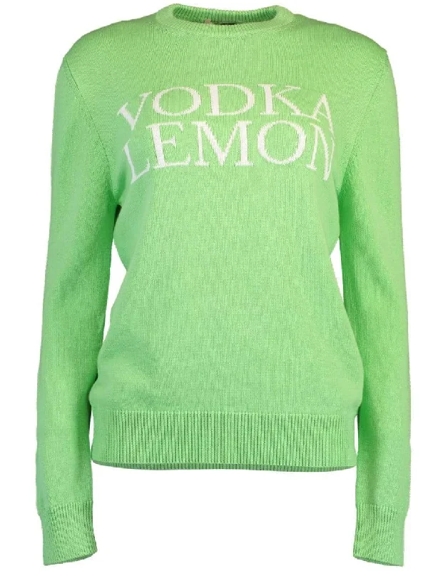 Long Sleeve Sweater - menta Turtle Neck Boat Neck Asymmetrical Neck