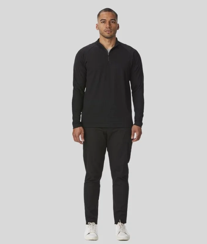 Mens Milford 1/4 Zip Merino Sweater Terry Terry Cloth Terry Knit