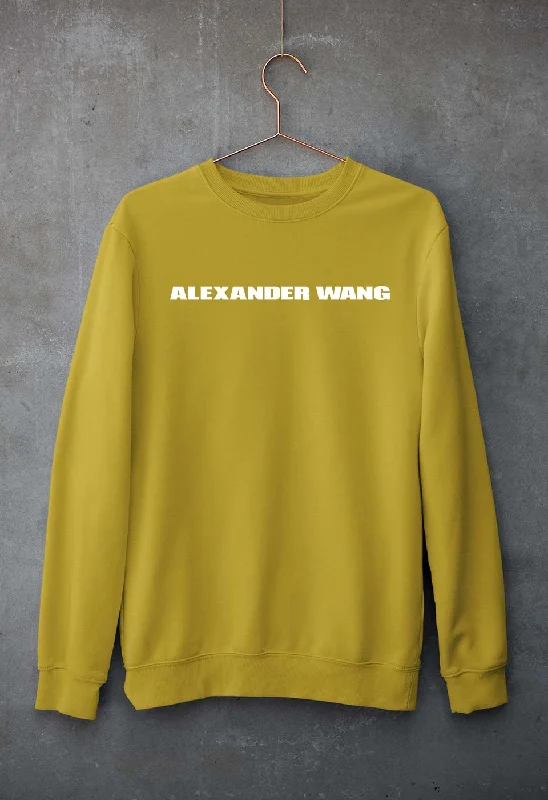 Alexander Wang Unisex Sweatshirt for Men/Women Hoodie with Lining Warm Insulated